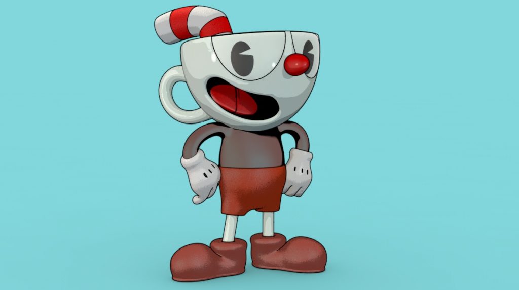 Cuphead Sketch Style