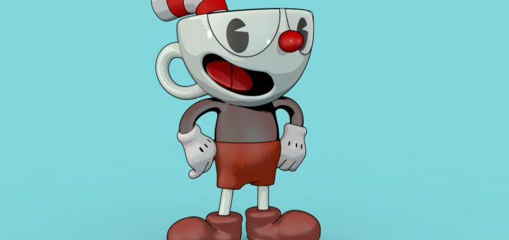 Cuphead Sketch Style